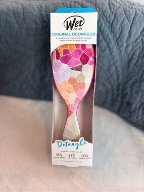 Wet Brush Original Detangler Multicolor Mosaic Hair Brush NEW